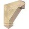 Ekena Millwork Traditional Arts & Crafts Rough Sawn Bracket, Douglas Fir, 6"W x 22"D x 22"H BKT06X22X22TRA03RDF - alternate 1